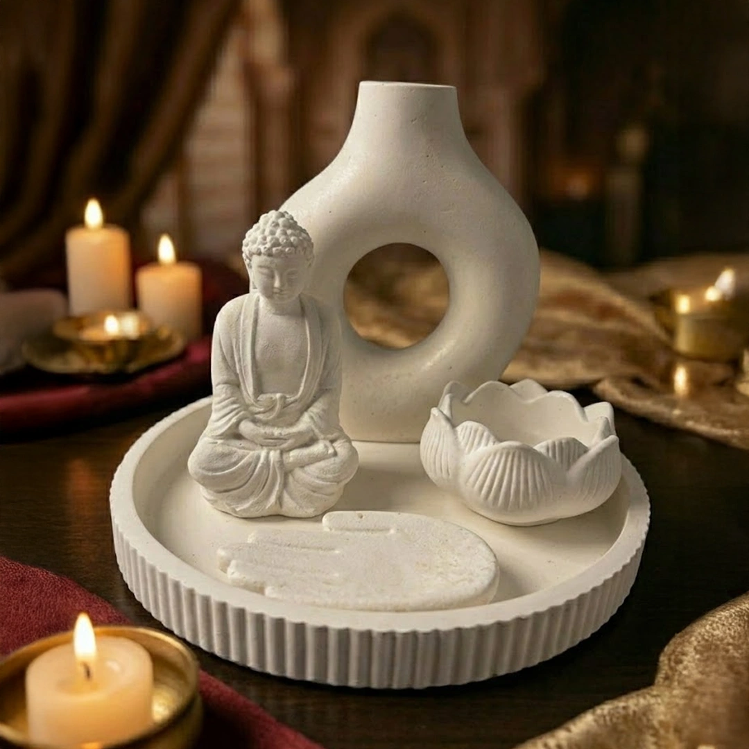 Zen Buddha Incense Set